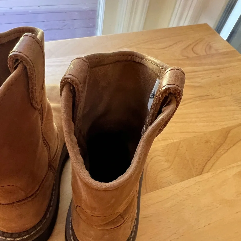 Boys Leather Wellington Georgia Boot Size 11 Youth - Picture 8 of 10